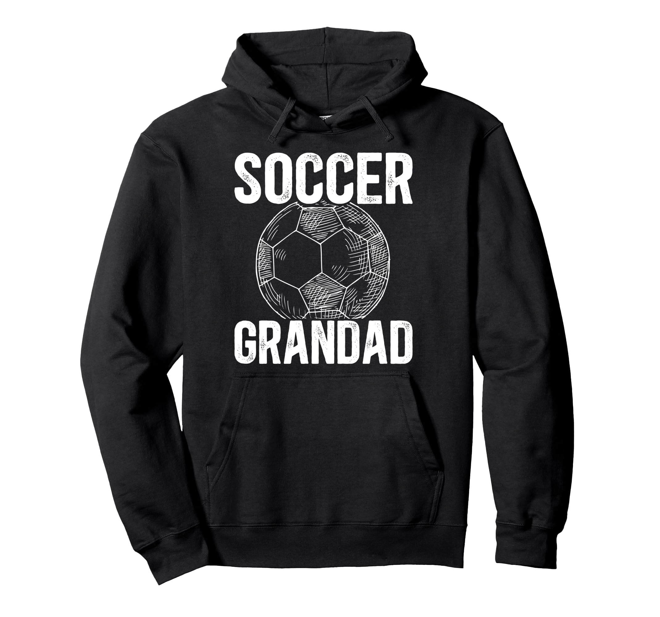 Soccer Grandad Grandpa Grandad Soccer Hoodie - Minimalist Print for Adults
