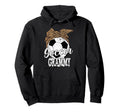 Soccer Grammy Leopard Funny Mothers Day Hoodie - Trendy Graphic Men Women