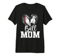 Ball Mom Baseball Soccer Mom Mothers T-Shirt - Aesthetic Graphic Unisex