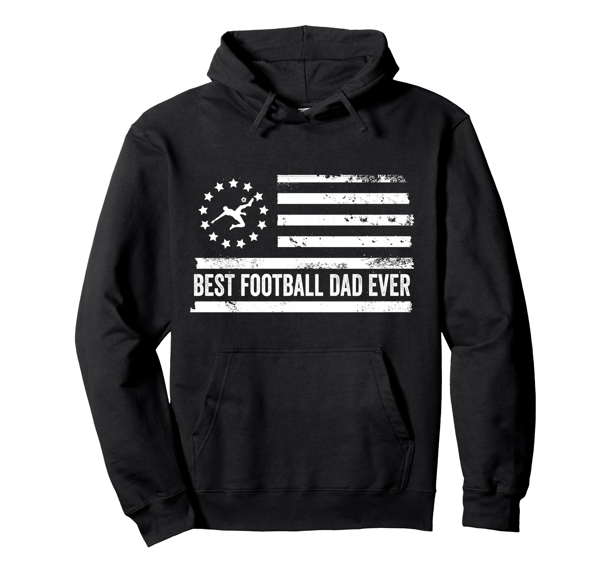 Football Soccer Coach Us American Flag Hoodie - Minimalist Print Men Women