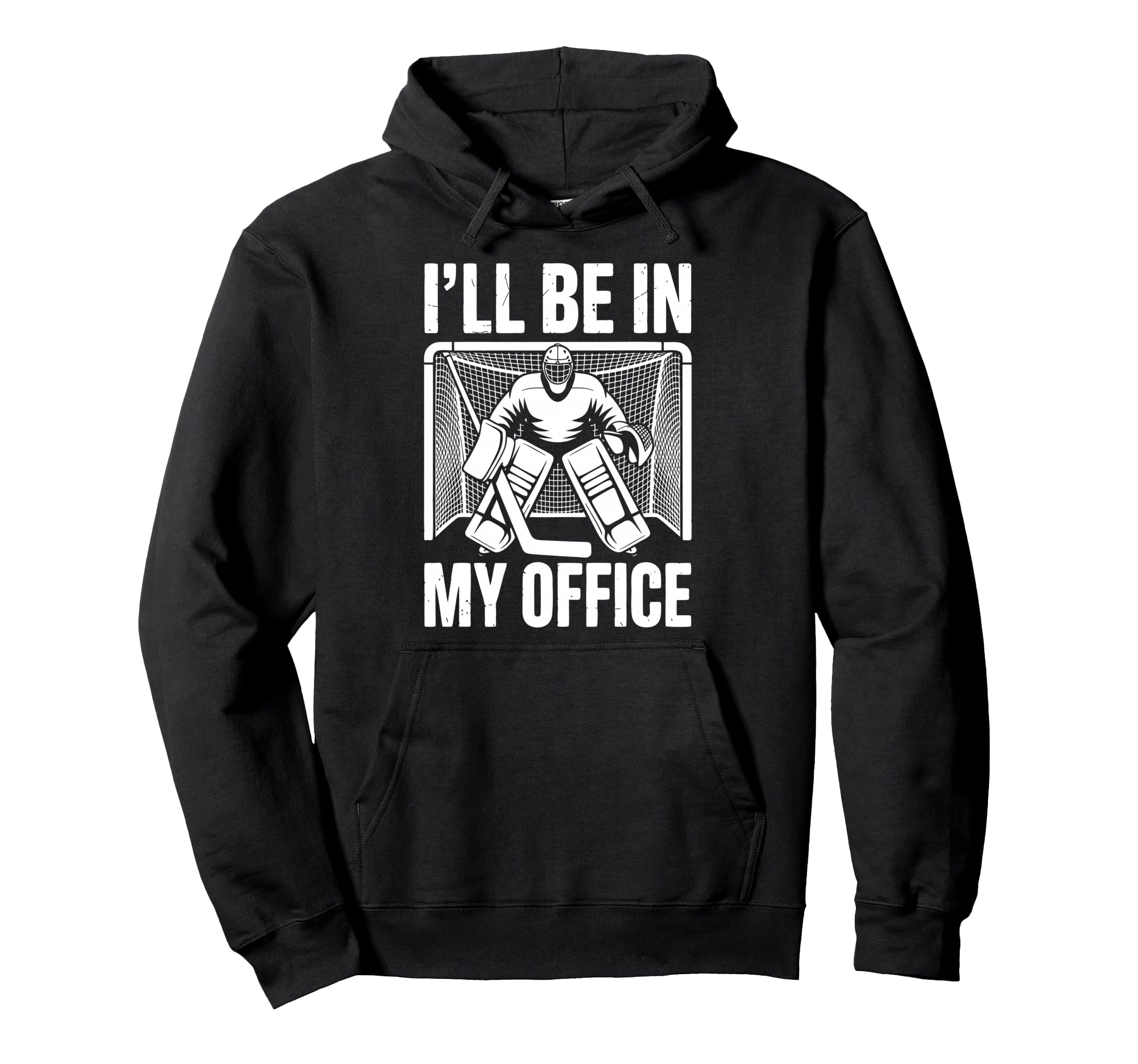 Funny Ice Hockey Goalkeeper Goalie Hoodie - Streetwear Style for Adults
