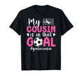 Proud Soccer Goalie Cousin Soccer T-Shirt - Unique Graphic Men Women