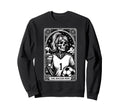 Funny Soccer Mom Skeleton Tarot Sweatshirt - Unique Graphic for Adults