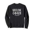 Funny Sideline Coach Parent Soccer Sweatshirt - Minimalist Print Men Women