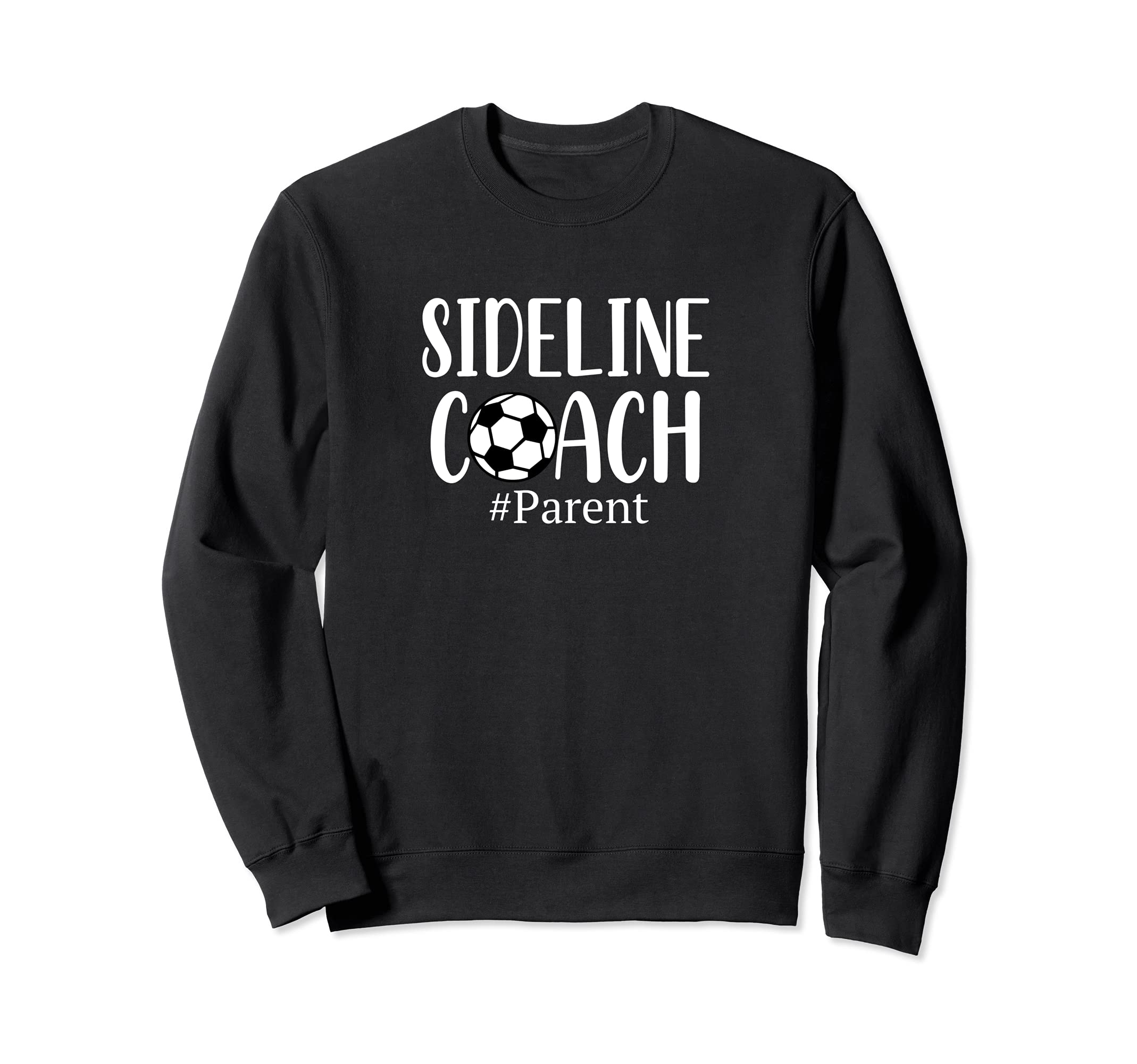Funny Sideline Coach Parent Soccer Sweatshirt - Minimalist Print Men Women