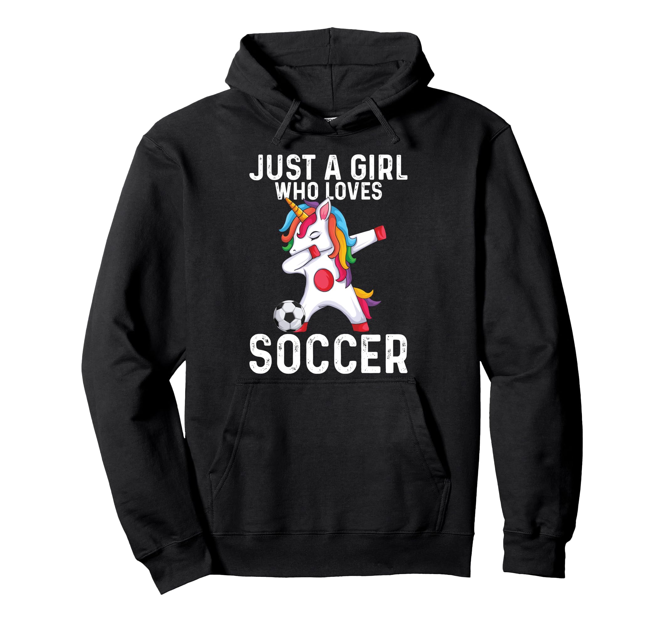Funny Who Loves Soccer Hoodie - Casual Everyday Wear Men Women