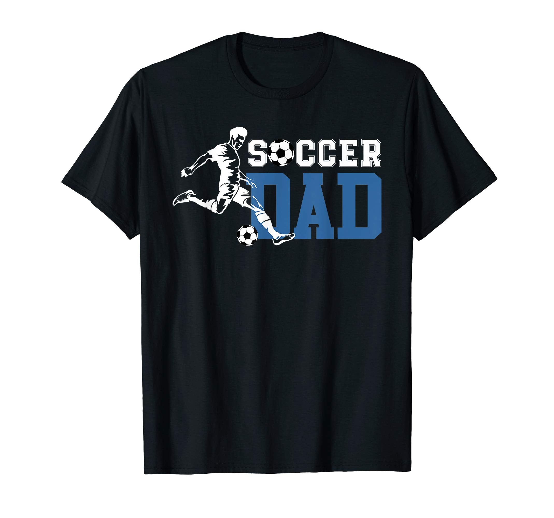 Mens Soccer Dad Life Fathers Day T-Shirt - Custom Art Print Unisex