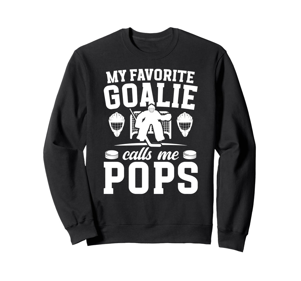 Proud Hockey Goalie Pops Ice Hockey Sweatshirt - Streetwear Style Unisex