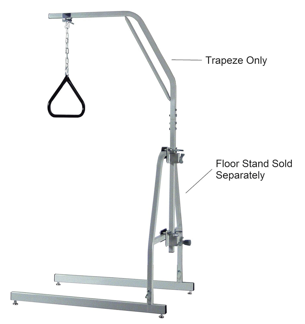 Lumex 2800GA Versa-Helper Trapeze Bar for Bed Mobility, Gray, Medical Assist Handle, Optional 2840GA Floor Stand
