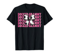 Soccer Grammy Soccer Grandma Coquette T-Shirt - Aesthetic Graphic Unisex