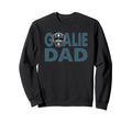 Ice Hockey Goalkeeper Dad Sweatshirt - Minimalist Print Men Women