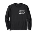 Coaching Assistant Soccer Coach Baseball Hoodie - Graphic Print for Adults