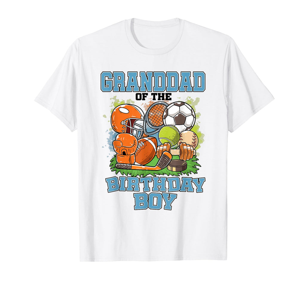 All Star Granddad Birthday Basketball T-Shirt - Minimalist Print Unisex