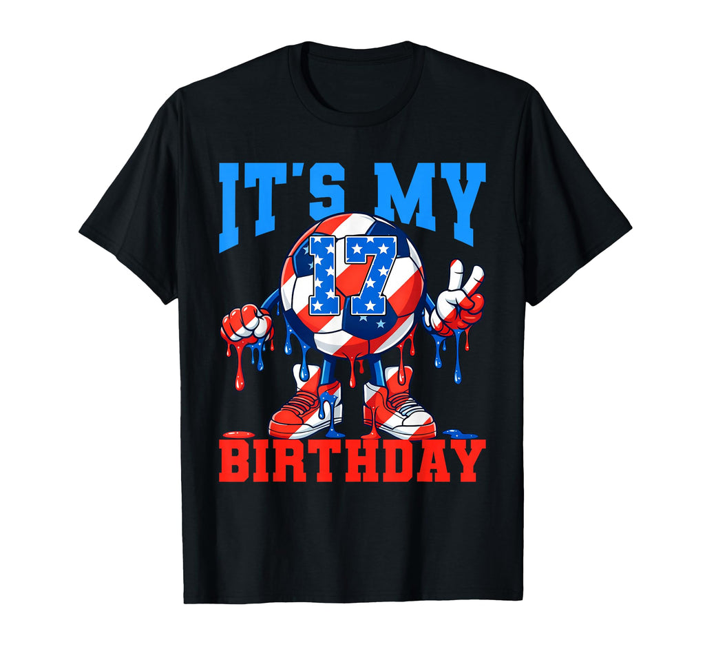 17 Year Old Its My 17Th Birthday T-Shirt - Aesthetic Graphic Men Women