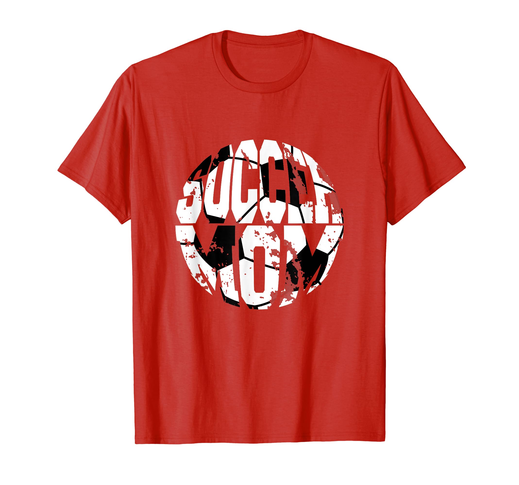 Womens Soccer Mom Distressed T-Shirt - Novelty Apparel Men Women