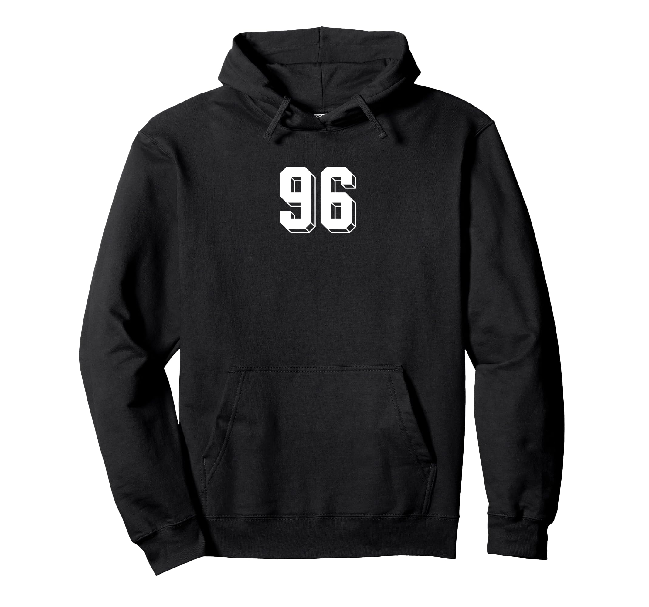 Number 96 80S 90S Soccer Team Jersey Hoodie - Aesthetic Graphic for Adults