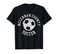Mclennan County Soccer Distressed 90S T-Shirt - Novelty Apparel Men Women