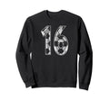 Soccer Number 16 Favorite Player Sweatshirt - Minimalist Print Men Women
