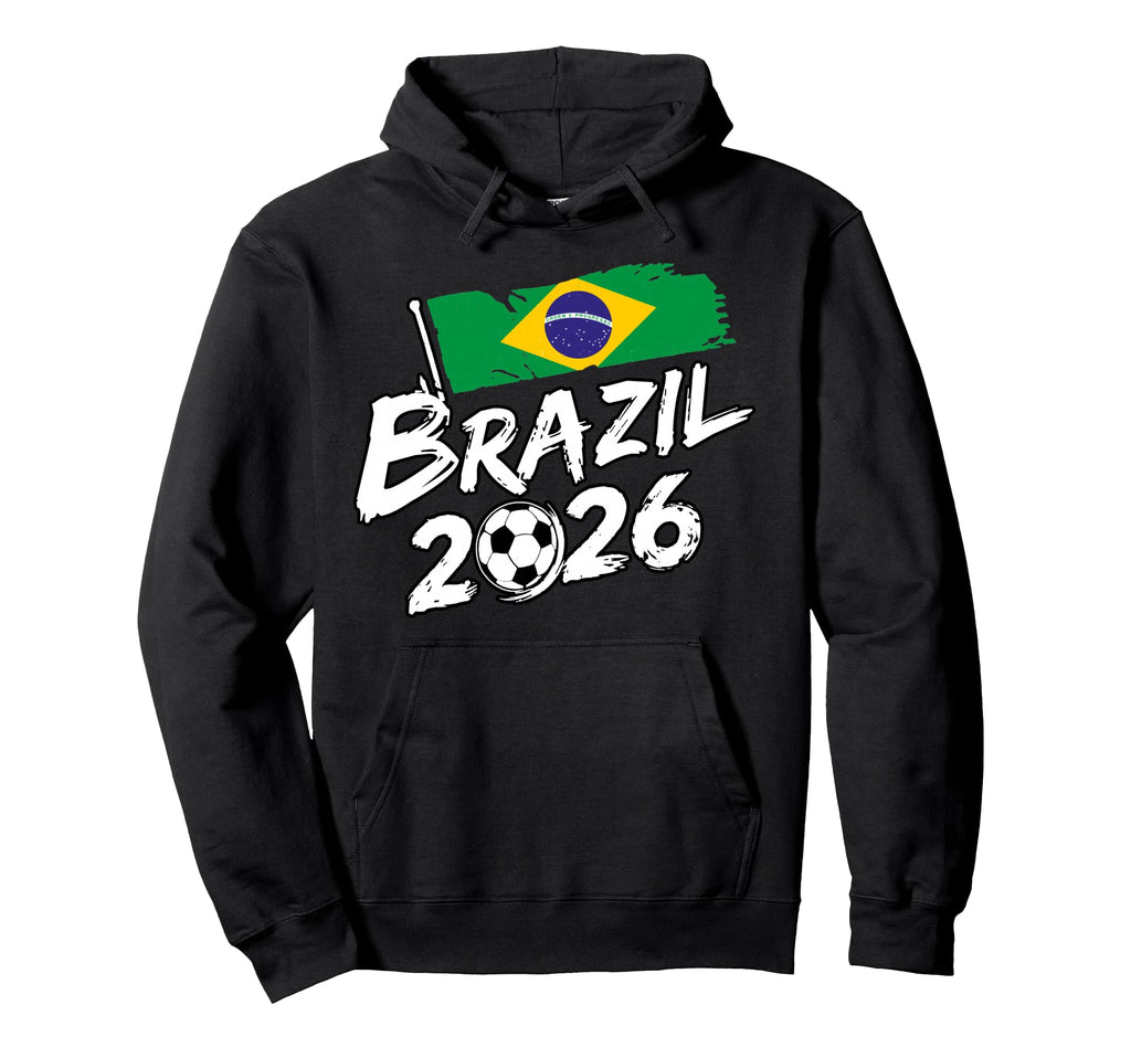 Brazil Football Soccer Game Player Fan Hoodie - Novelty Apparel Men Women