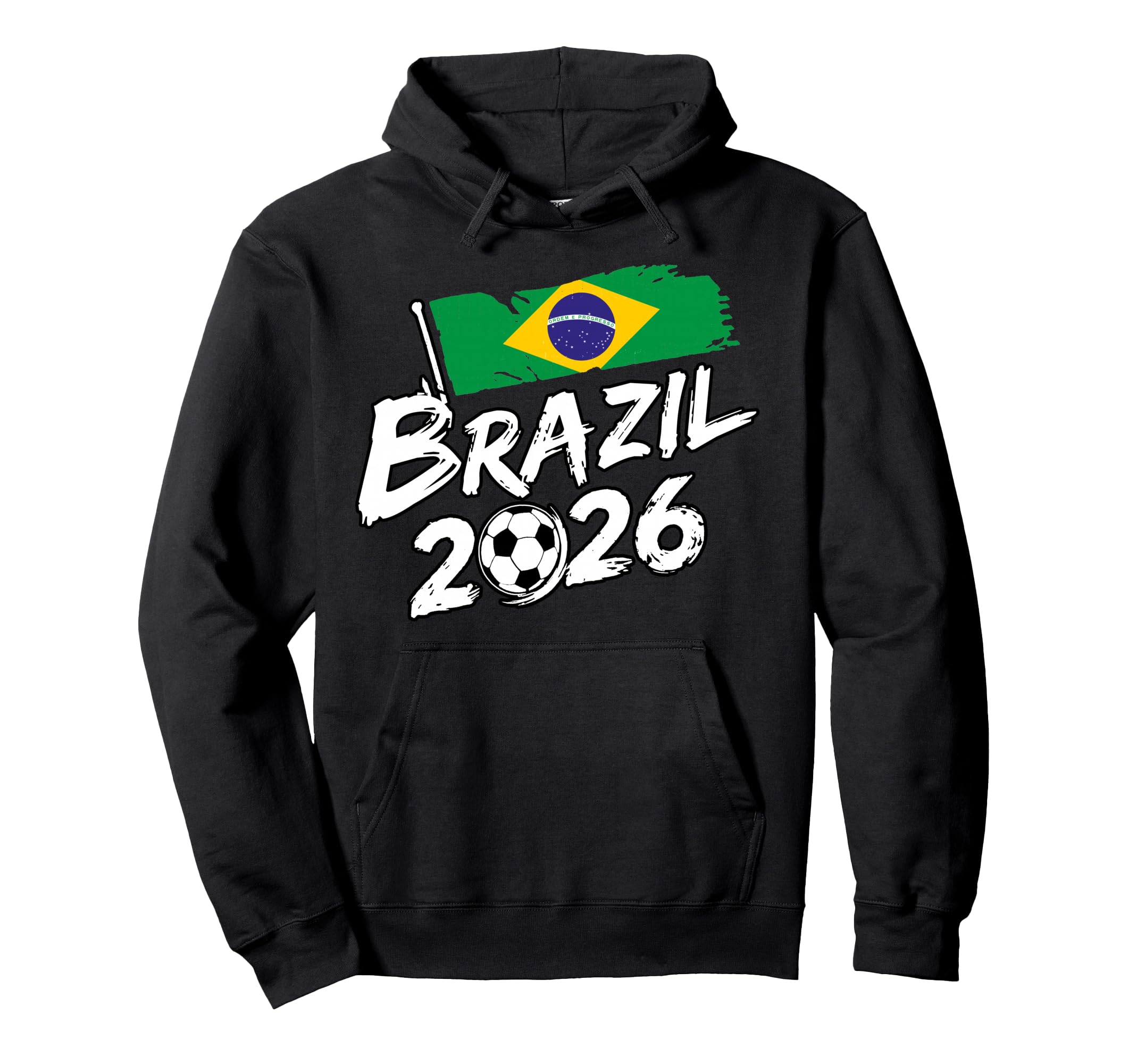 Brazil Football Soccer Game Player Fan Hoodie - Novelty Apparel Men Women