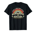 Who Loves Sunshine And Soccer Football T-Shirt - Unique Graphic for Adults