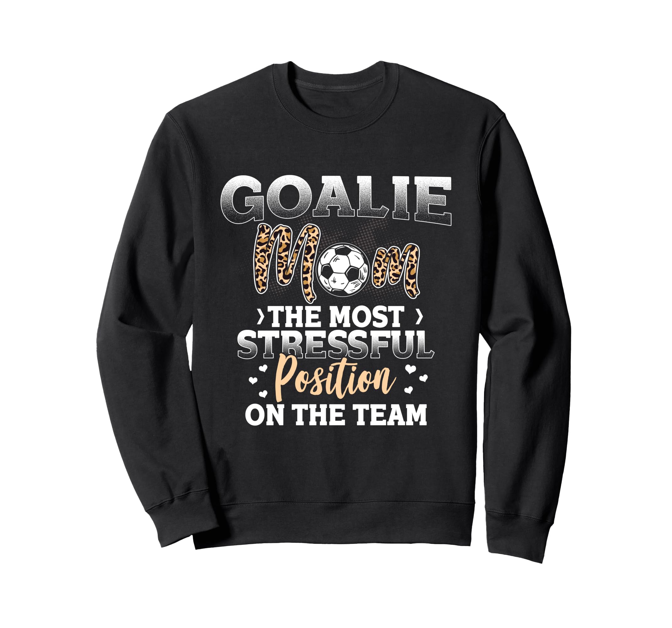 Soccer Lover Leopard Pattern Soccer Sweatshirt - Streetwear Style Unisex