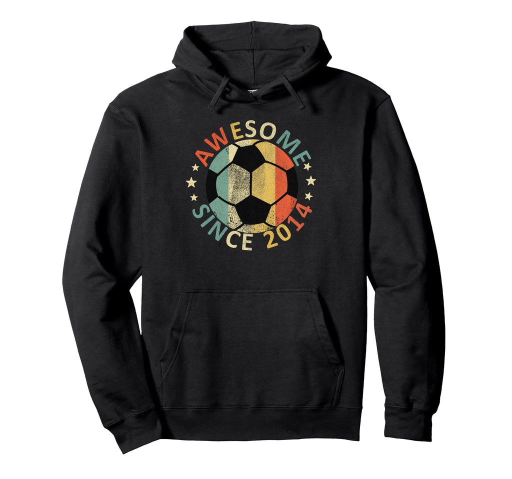 Soccer Player Awesome Since 2014 Hoodie - Fun Novelty Design Unisex