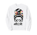 Messy Bun Bandana Soccer Mom Sweatshirt - Casual Everyday Wear Men Women