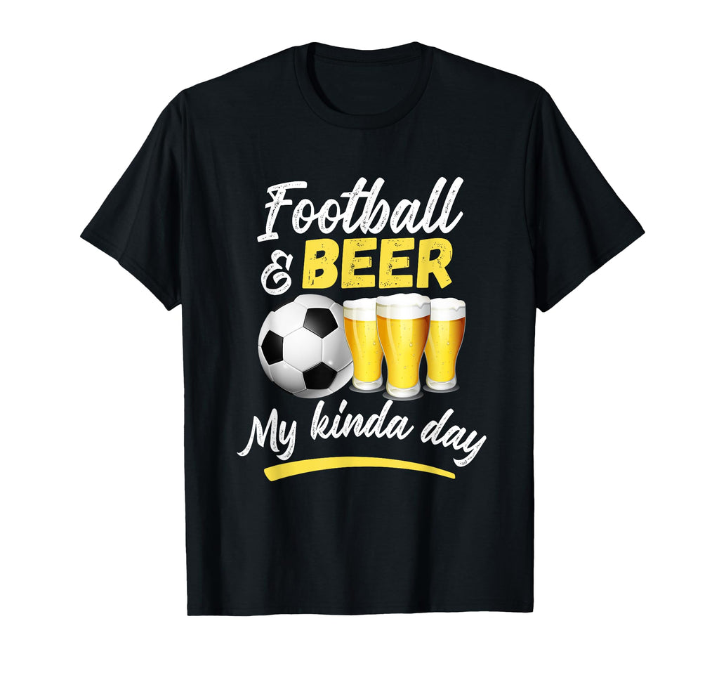 Football Season Gifts Beer Football T-Shirt - Aesthetic Graphic for Adults
