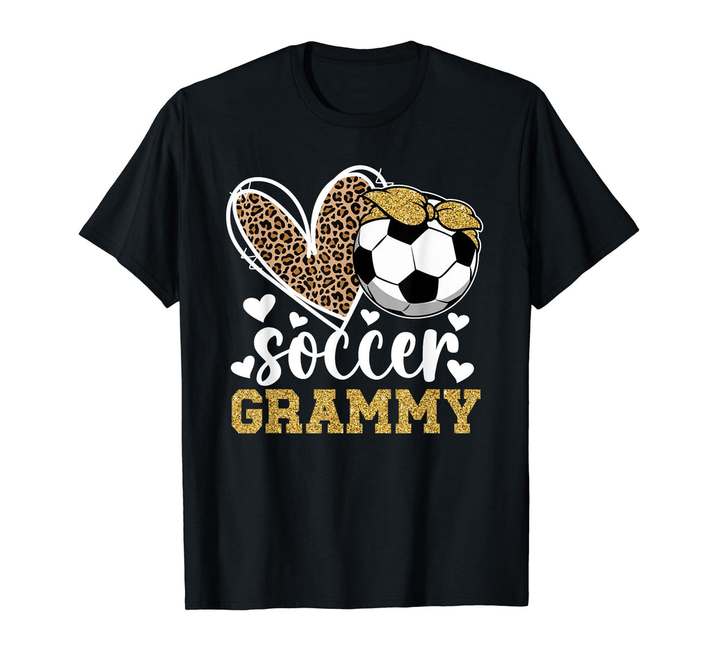 Soccer Grammy Heart Grandma Grammy T-Shirt - Streetwear Style Men Women