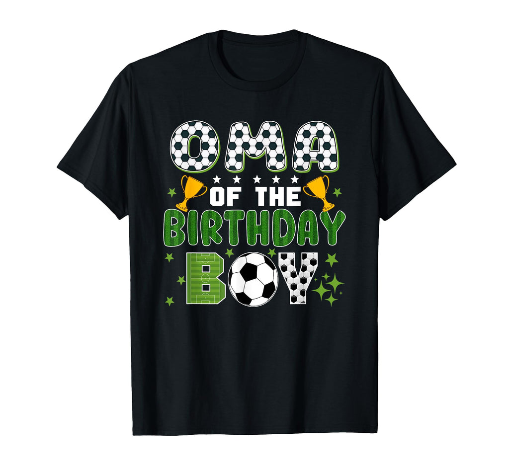 Oma Birthday Soccer Group Family T-Shirt - Trendy Graphic Men Women