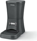 DOGNESS 9L Dog Feeders for Large Dogs, Automatic Dog Feeder with Timer Extra Large, Programmable Auto Pet Food Dispenser Feeder, Portion Control, Voice Recording, Battery and Plug-in Power (Black)