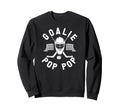 Ice Hockey Goalie Pop Pop Ice Sweatshirt - Aesthetic Graphic Men Women