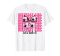 Birthday Lets Kick It Soccer Mom Mama T-Shirt - Minimalist Print Men Women