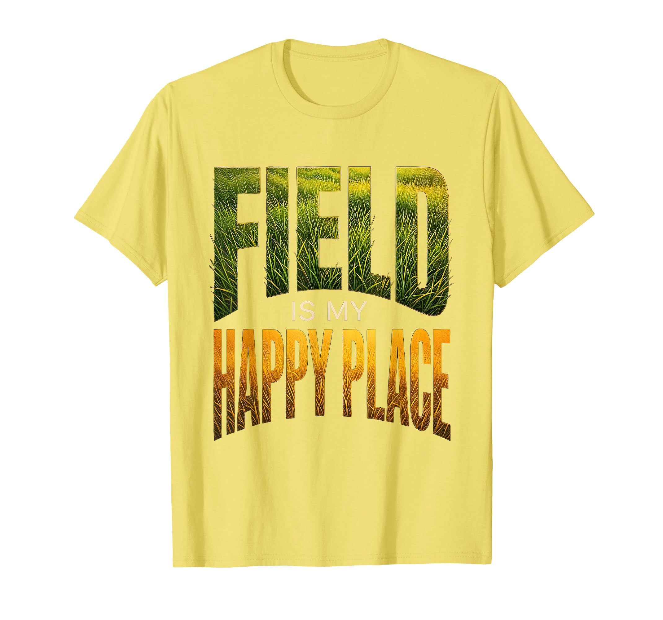 Field Is My Happy Place Soccer Lover T-Shirt - Unique Graphic Unisex