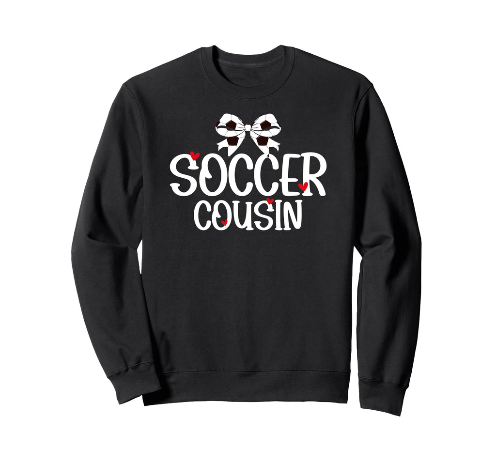 Soccer Cousin Coquette Soccer Player Sweatshirt - Streetwear Style Unisex