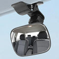 Car Interior Rearview Baby Mirror, Universal Wide Angle Convex Mirrors Clip On Mirror for Infant Toddler Child Backseat, 360° Freely Adjustable. (Black)