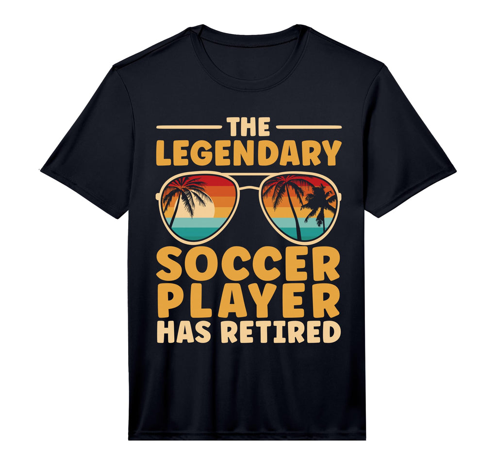 Mens Retired Soccer Player Retirement T-Shirt - Minimalist Print Unisex