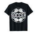 Soccer Football Ball Soccer Player Coach T-Shirt - Minimalist Print Unisex