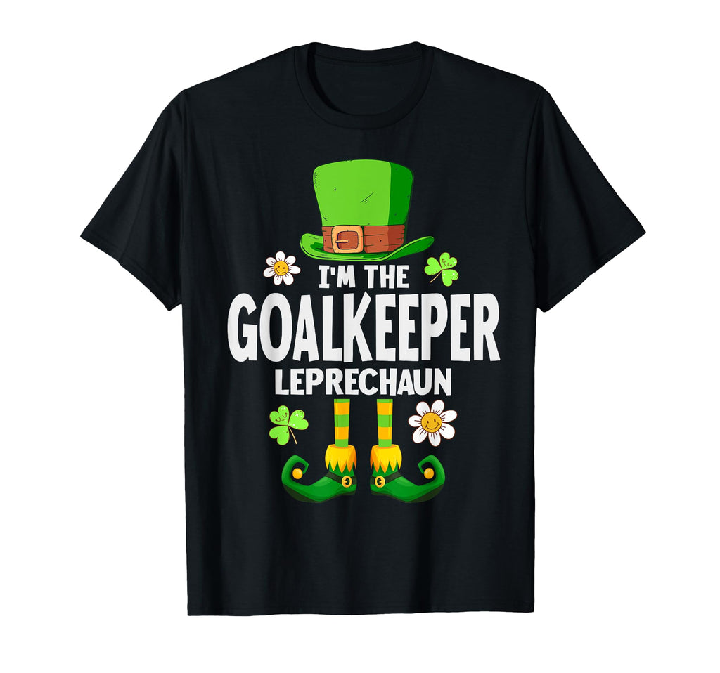 Im Goalkeeper Leprechaun Matching T-Shirt - Unique Graphic for Adults
