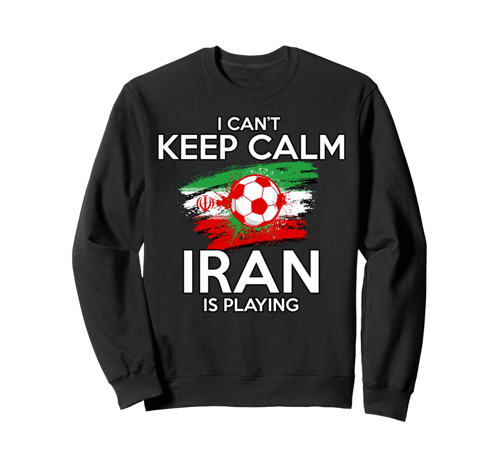 Iran Football Fan Soccer Game Sweatshirt - Novelty Apparel for Adults