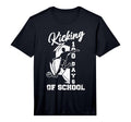 Mens 100 Days School Soccer Player Kick T-Shirt - Graphic Print Men Women