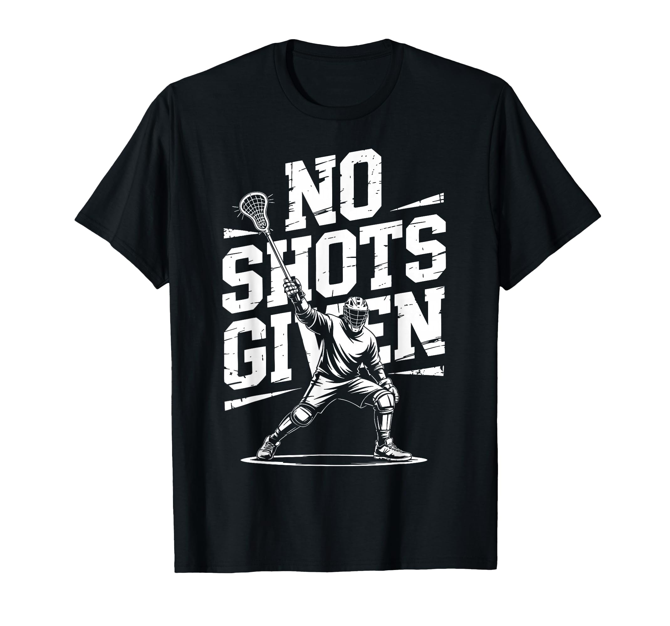 Lacrosse Goalie Defense Lax Goalkeeper T-Shirt - Novelty Apparel Unisex