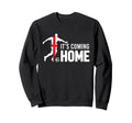 Football Player England Flag Sweatshirt - Casual Everyday Wear Unisex