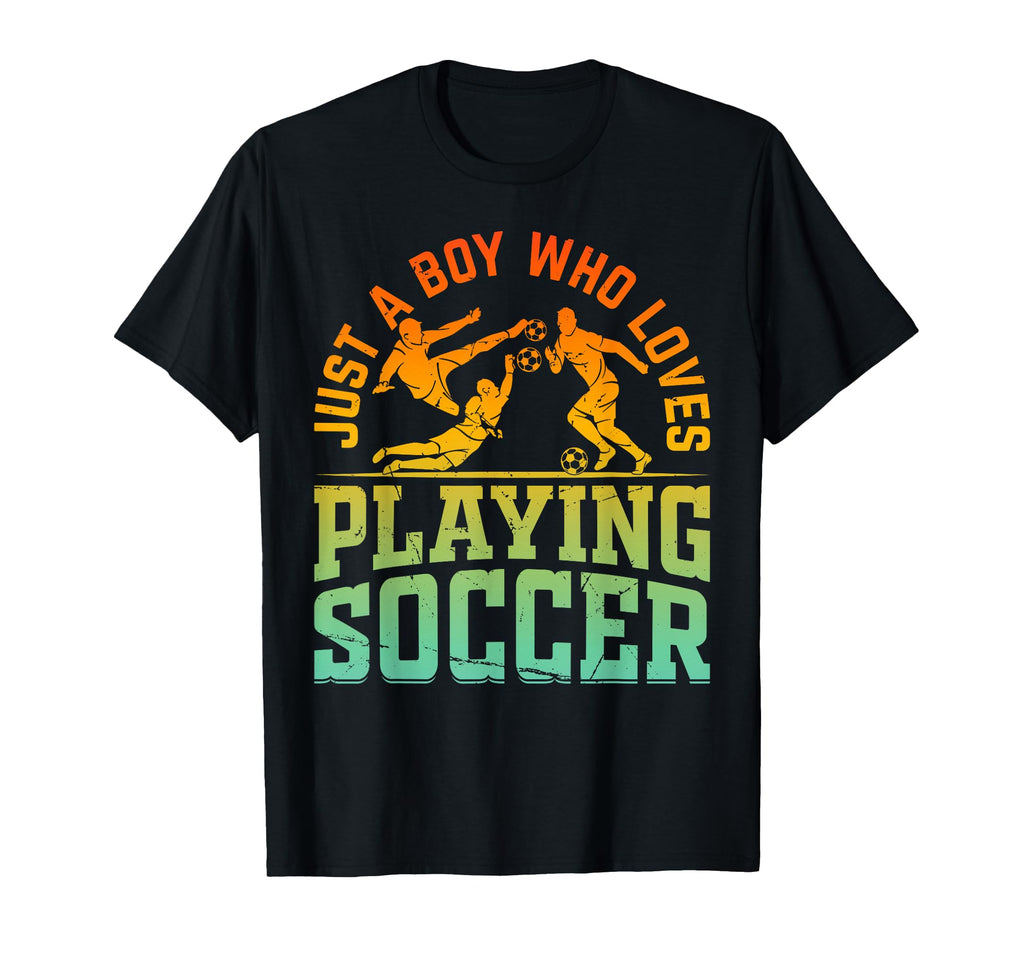 Soccer Lover Just Who Loves Playing T-Shirt - Unique Graphic for Adults