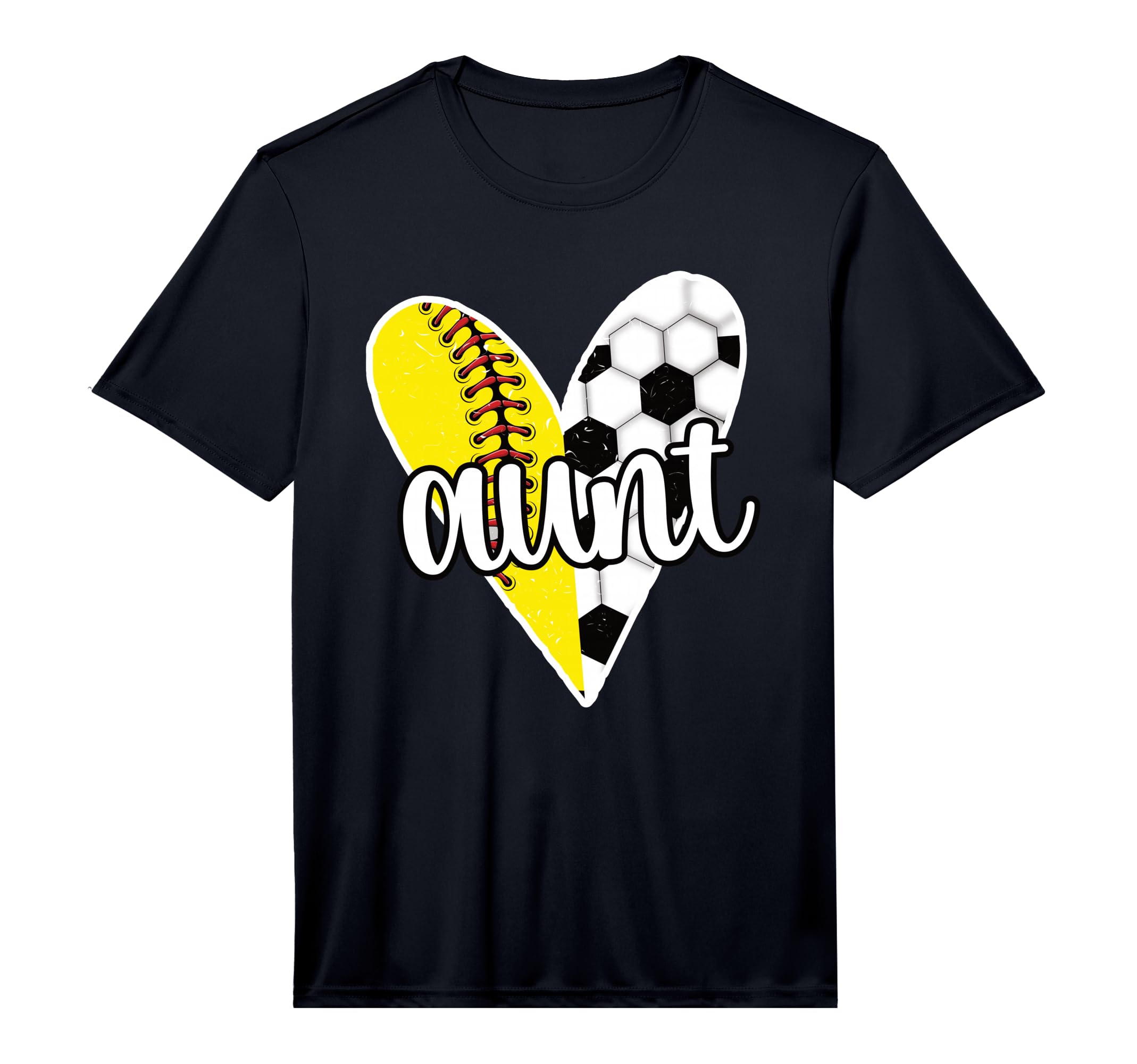 Mens Baller Aunt Proud Softball T-Shirt - Minimalist Print for Adults