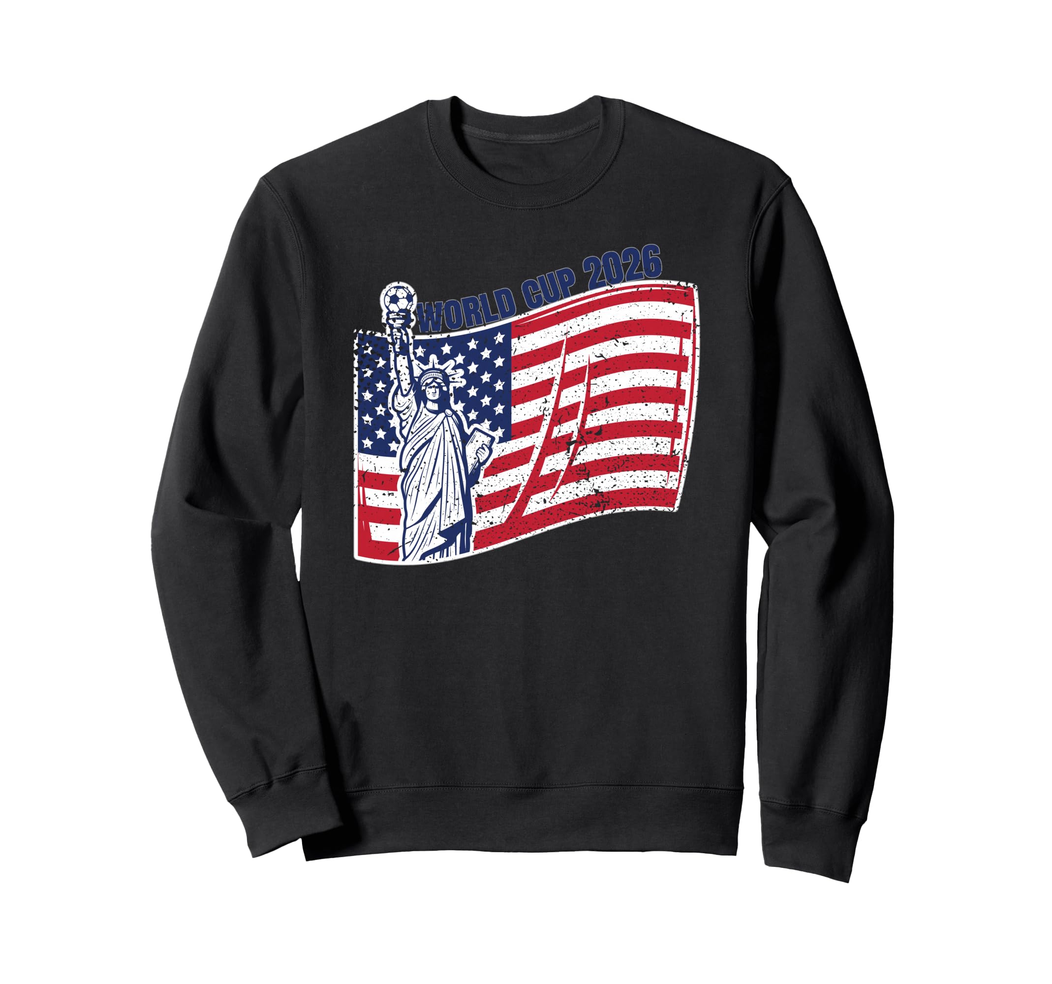 Usa World Football 26 American Team Sweatshirt - Aesthetic Graphic Unisex
