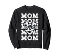 Coquette Soccer Bow Mom Sister Sweatshirt - Graphic Print for Adults