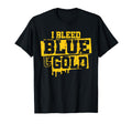 Blue And Gold Spirit Wear High School T-Shirt - Trendy Graphic Unisex