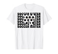 Soccer Sister Soccer Sis Coquette T-Shirt - Casual Everyday Wear Men Women